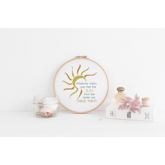 Beach Ocean Summer Funny Humor Sun Counted Cross Stitch Patterns Set of‎ 10 - Picture 5 of 11